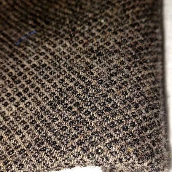 Joseph Abboud Vest Brown Herringbone Tweed Preppy Dark Academia Men's Size L - Picture 8 of 10